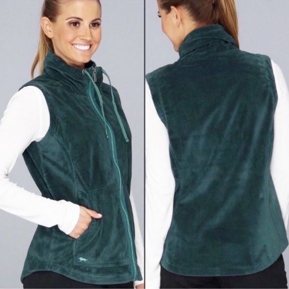Horny Toad Green Fleece Vest Super Soft Size Medium - Picture 10 of 10